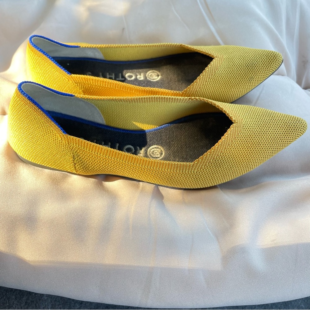 Rothy’s The Point Sunflower size 7.5 - Picture 3 of 6